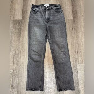 Abercrombie & Fitch Curve Love Straight Leg Jeans